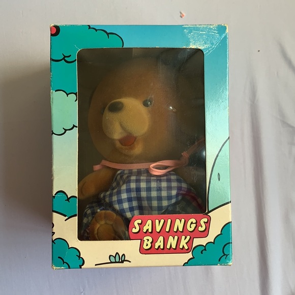 Antique Piggy Banks Bear and Pig 1980s - Picture 2 of 12